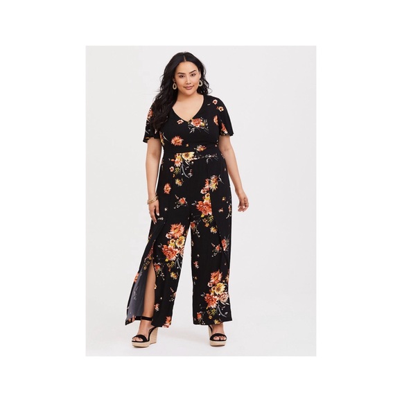 torrid jumpsuit floral